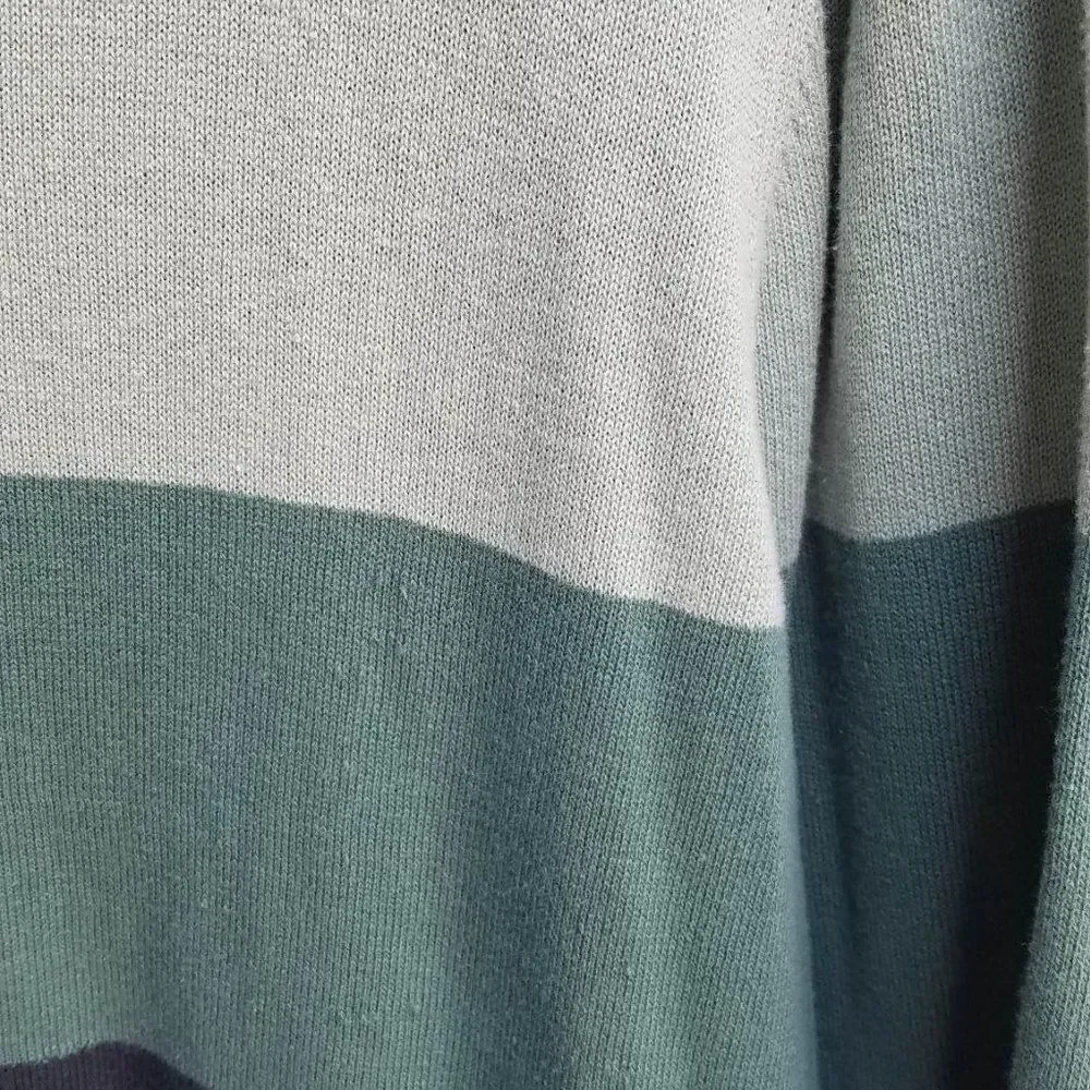 C J Banks Shades of Green Cotton Cardigan size 1X